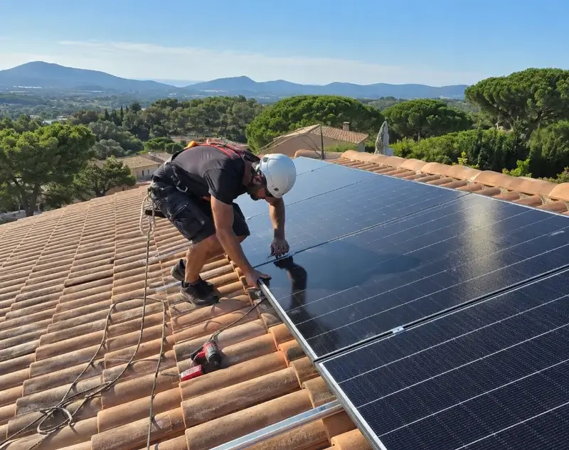 Installateur panneaux solaires La Rouvière — pose photovoltaïque sur toiture